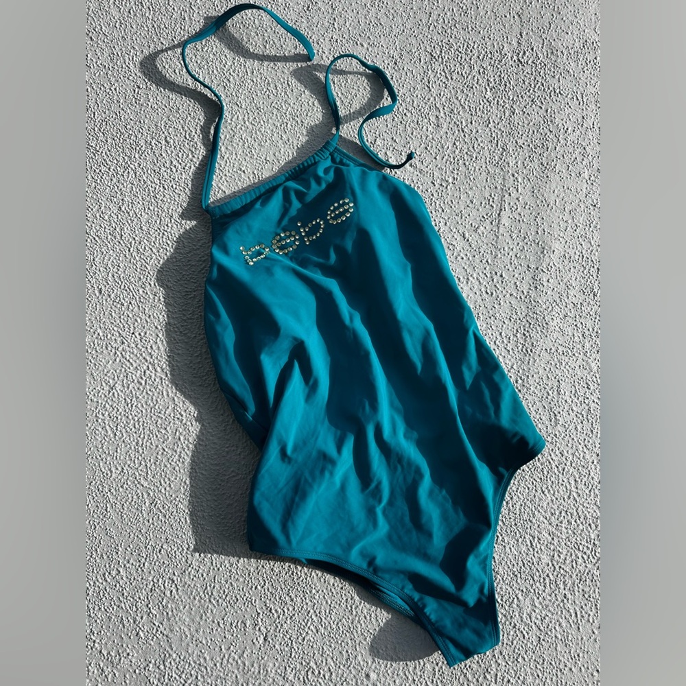 Bebe Turquoise Swimwear Large